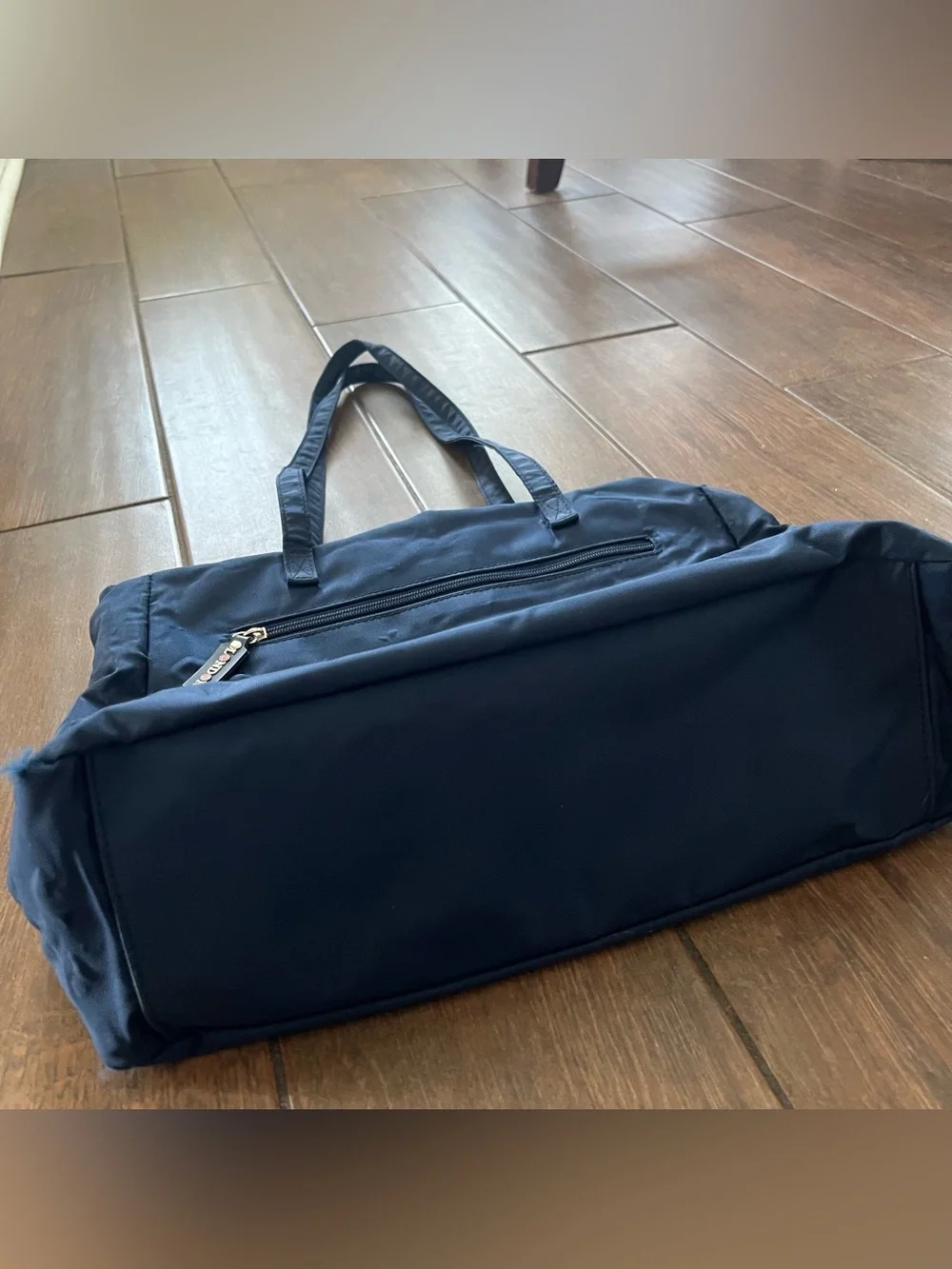 Harrod's London Navy Blue Nylon Purse